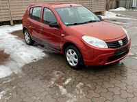 Gebraucht Dacia Sandero 75 PS (55 kW) 2009 Rot Kleinwagen