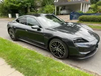 Gebraucht Porsche Taycan 350 kW (476 PS) 2021 Schwarz Limousine