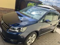 Gebraucht VW Touran Cup 140 PS (102 kW) 2014 Blau Van / Kleinbus