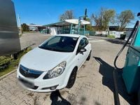 Gebraucht Opel Corsa 60 PS (44 kW) 2009 Weiß Kleinwagen