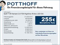 gebraucht VW Golf VII Golf VariantVII Variant 2.0 TDI Highline R-line LED Sit