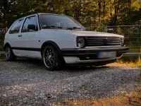 Gebraucht VW Golf II 55 PS (40 kW) 1989 Weiß Kleinwagen