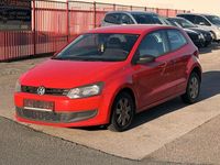 Gebraucht VW Polo Trendline 75 PS (55 kW) 2012 Rot Kleinwagen