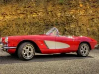 Gebraucht Chevrolet Corvette C1 340 PS (250 kW) 1962 Rot Cabrio