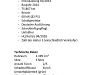 Gebraucht Peugeot 208 Style 82 PS (60 kW) 2014 Grau Kleinwagen