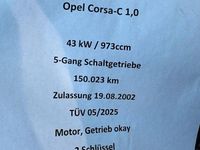 Gebraucht Opel Corsa 58 PS (42 kW) 2002 Grün Kleinwagen