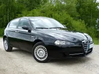 Gebraucht Alfa Romeo 147 Impression 105 PS (77 kW) 2007 Schwarz Kleinwagen