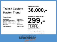Neu Ford Transit Custom Trend 136 PS (100 kW) 2025 Frost weiß Van / Kleinbus