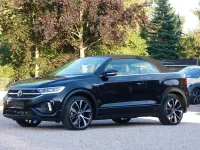 Gebraucht VW T-Roc Cabriolet R-line 150 PS (110 kW) 2022 Schwarz Cabrio