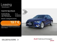 Gebraucht Audi A3 Advanced Plus 150 PS (110 kW) 2023 Navarrablau metallic Limousine