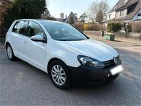 Gebraucht VW Golf VI 2009 Weiß Kleinwagen