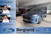 Gebraucht Ford Fiesta Titanium 125 PS (91 kW) 2023 Lackierung metallic "chrome bl Kleinwagen