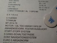 Gebraucht Ford C-MAX Titanium 115 PS (84 kW) 2014 Braun Van / Kleinbus