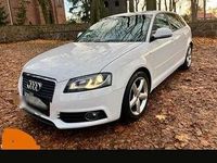 Gebraucht Audi A3 S-Line 160 PS (117 kW) 2008 Weiß Kleinwagen