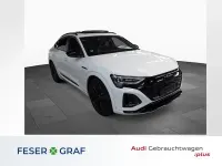 Gebraucht Audi Q8 Sportback e-tron S-Line 300 kW (408 PS) 2024 Gletscherweiß metallic SUV