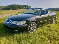 Gebraucht Saab 9-3 130 PS (95 kW) 1998 Schwarz Cabrio
