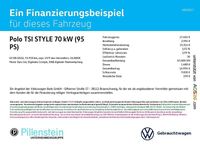 Gebraucht VW Polo Beats 95 PS (69 kW) 2022 Schwarz Kleinwagen