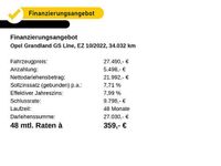 Gebraucht Opel Grandland X GS Line 131 PS (96 kW) 2022 Jade weiss/arktis weiss SUV