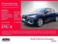Gebraucht Audi Q2 S-Line 116 PS (85 kW) 2023 Navarrablau metallic SUV