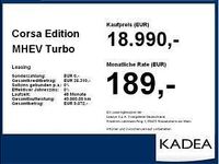 Neu Opel Corsa Edition 110 PS (80 kW) 2026 Blau (voltaik blau) Kleinwagen