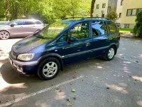 Gebraucht Opel Zafira Elegance 125 PS (91 kW) 2002 Blau Van / Kleinbus