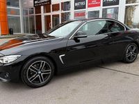 Gebraucht BMW 420 184 PS (135 kW) 2017 Schwarz ii/bonnet fluid black Cabrio