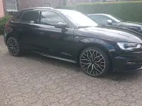 Gebraucht Audi A3 S-Line 110 PS (80 kW) 2015 Schwarz Limousine