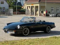 Gebraucht Alfa Romeo Spider 103 PS (75 kW) 1989 Schwarz Cabrio