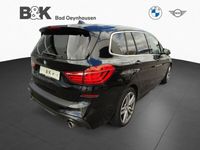 gebraucht BMW 218 Gran Tourer 218 d M Sport Navi AHK ad.LED LkHz 7S Sportpaket Bluetooth Klima Akti