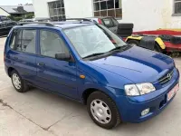 Gebraucht Mazda Demio 75 PS (55 kW) 2001 Blau metalic Kleinwagen