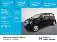Gebraucht VW up! 65 PS (47 kW) 2021 Deep black perleffect Kleinwagen