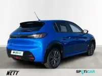 Gebraucht Peugeot e-208 Allure+ 100 kW (136 PS) 2023 Blau Kleinwagen