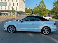 gebraucht Audi A3 Cabriolet 8V 2.0TDI S-Line Sportsitze Nackenh Xenon Akustik