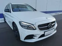 Gebraucht Mercedes C300 AMG line 245 PS (180 kW) 2021 Polarweiss  unilack Kombi