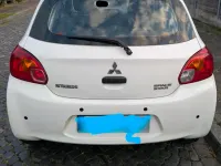 Gebraucht Mitsubishi Space Star 71 PS (52 kW) 2015 Weiß Kleinwagen