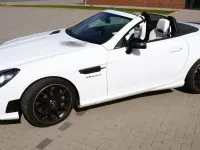 Gebraucht Mercedes SLK55 AMG AMG 421 PS (309 kW) 2015 Weiß Cabrio