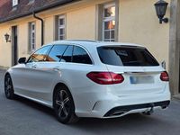 Gebraucht Mercedes C250 AMG line 204 PS (150 kW) 2015 Weiß Kombi