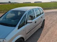 Gebraucht Opel Meriva 101 PS (74 kW) 2003 Silber Van / Kleinbus
