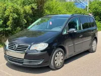 Gebraucht VW Touran Conceptline 140 PS (102 kW) 2009 Schwarz Van / Kleinbus