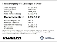 Gebraucht VW T-Cross 116 PS (85 kW) 2026 Ascotgrau SUV