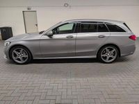 Gebraucht Mercedes C160 AMG line 129 PS (94 kW) 2016 Palladiumsilbermet. Coupé