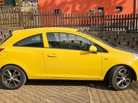 Gebraucht Opel Corsa 80 PS (58 kW) 2009 Gelb Kleinwagen