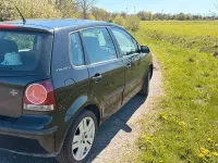 Käytetty VW Polo 64 HP (47 kW) 2007 Musta Viistoperä