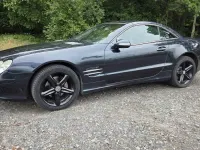 Gebraucht Mercedes SL350 245 PS (180 kW) 2003 Schwarz Cabrio