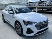 Gebraucht Audi e-tron Sportback S-Line 300 kW (408 PS) 2022 Weiß SUV