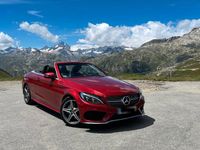 Gebraucht Mercedes C180 AMG line 156 PS (114 kW) 2017 Rot Cabrio