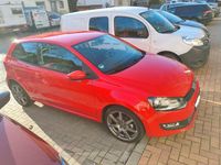 Gebraucht VW Polo Team 105 PS (77 kW) 2010 Rot Kleinwagen