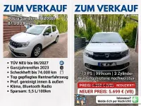 Gebraucht Dacia Sandero 73 PS (53 kW) 2018 Weiß Kleinwagen