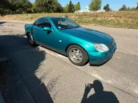 Gebraucht Mercedes SLK200 136 PS (100 kW) 1998 Grün Cabrio