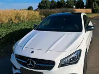 Gebraucht Mercedes CLA220 AMG 184 PS (135 kW) 2018 Weiß Coupé